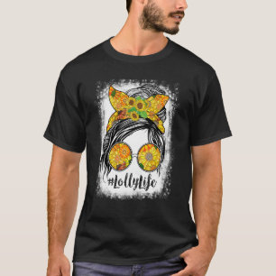 Lolly Life gebleicht Lolly Life Sonnenblume Messy T-Shirt
