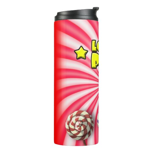 Lolly Pop Wrapper Thermosbecher (Nach links gedreht)