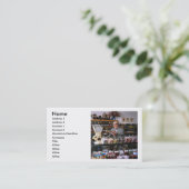 Lolly Shop Business Card Visitenkarte (Stehend Vorderseite)