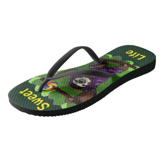 Lolly Sloth Badesandalen (Schrägansicht)