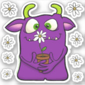 Lolly the Monster, Aufkleber Set (Vorderseite)