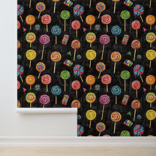 Lollypop Candies & Süßigkeiten farbenfrohe Shop-De Tapete