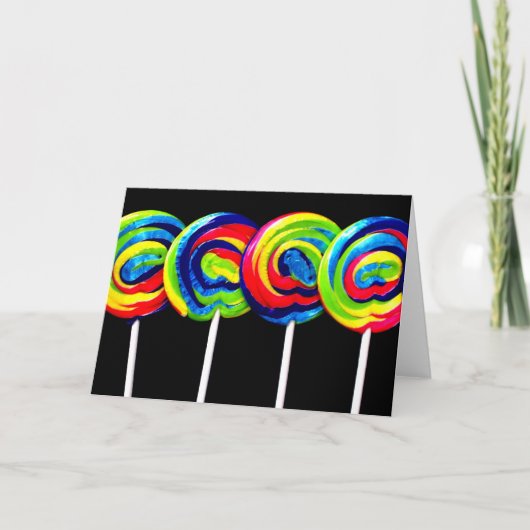 Lollypop Karte (Vorderseite)