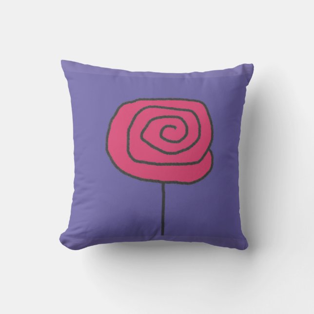 Lollypop Throw Pillow Kissen (Vorderseite)