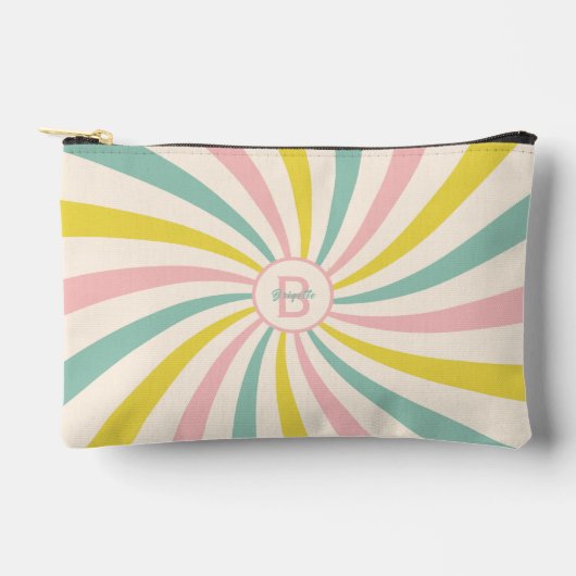 'Lollypop Vibes', in Retro-Pastelltasche, hinten b Zubehörtasche (Vorderseite)