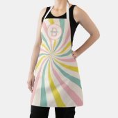 'Lollypop Vibes', Retro-Monogramm Schürze (InSitu)