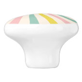 'Lollypop Vibes', Retropastelltür Keramikknauf (Seitenansicht)