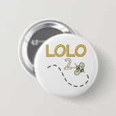 Lolo 2 Biene Button (Vorne & Hinten)