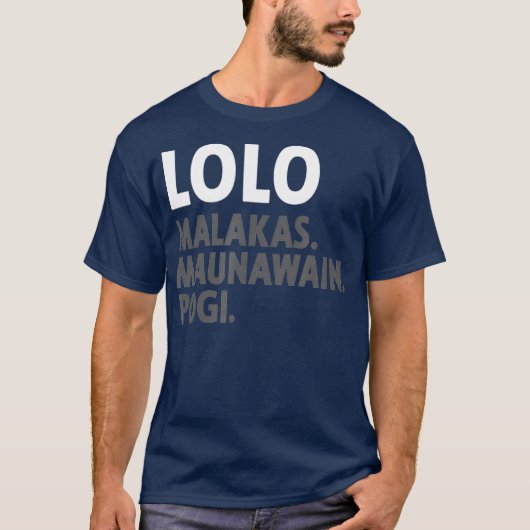Lolo Filipino Grandpa Funny Filipino T-Shirt (Vorderseite)