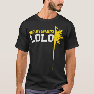 Lolo Filipino Großvater-Militär der Welt Best T-Shirt