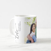 Lolo ich liebe dich Benutzerdefiniertes Foto Name  Kaffeetasse (Vorderseite Links)