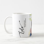 Lolo ich liebe dich Benutzerdefiniertes Foto Name  Kaffeetasse (Links)