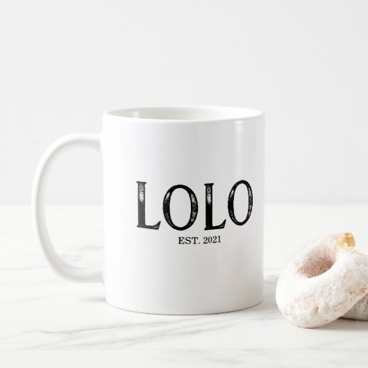 Lolo Jahr festgelegt Kaffeetasse (Mit Donut)