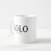 Lolo Jahr festgelegt Kaffeetasse (Vorderseite Links)