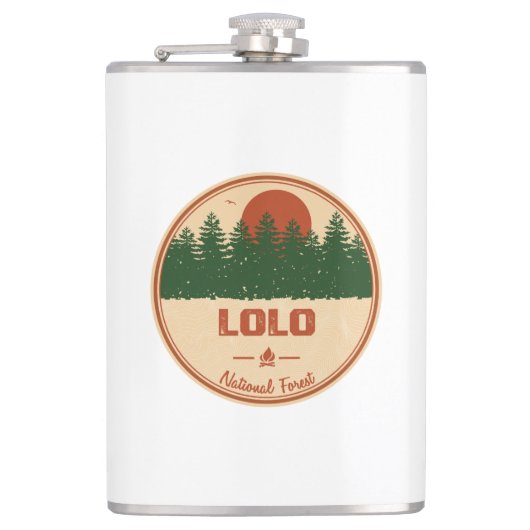 Lolo National Forest Flachmann (Vorderseite)
