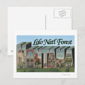 Lolo Nat'l Forest, Montana Postkarte (Vorne/Hinten)