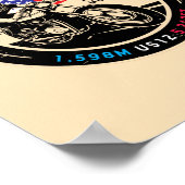 Lolo Pass Idaho Motorrad Poster (Ecke)