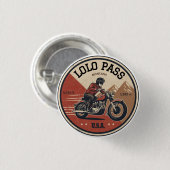 Lolo Pass Road Oregon Motorradtour Button (Vorne & Hinten)