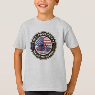 Lolo Passstrasse Oregon Motorradtour T-Shirt