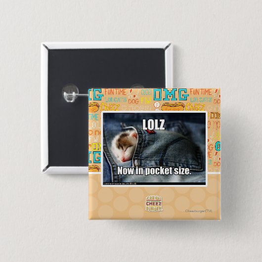 LOLZ jetzt in im Taschenformat Button (Vorne & Hinten)