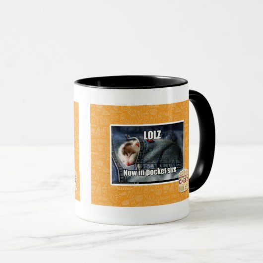 LOLZ jetzt in im Taschenformat Tasse (VorderseiteRechts)