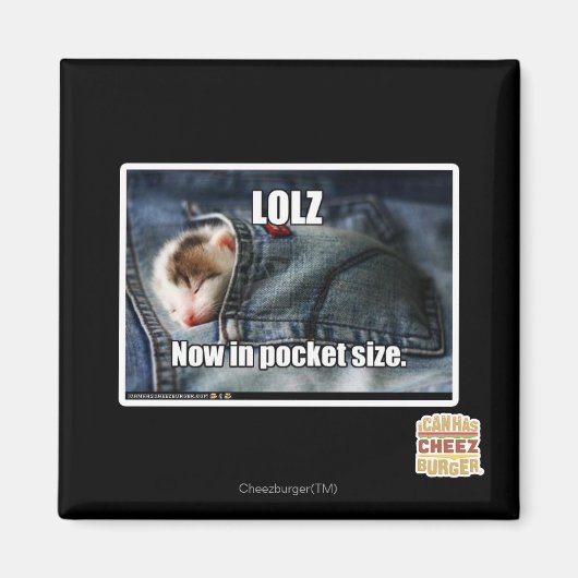 LOLZ jetzt in Pocket Size Magnet (Vorne)