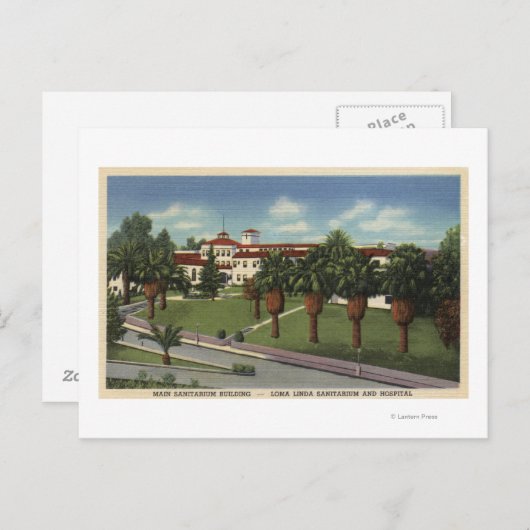 Loma Linda Sanitarium & Hospital View Postkarte (Vorne/Hinten)
