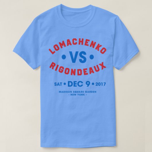 Lomachenko vs Rigondeaux T-Shirt (Design vorne)