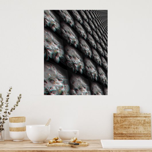 Lombard 3Dimensions Print Poster (Küche)