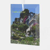 Lombard-Straße Ornament Aus Glas (Vorderseite links)