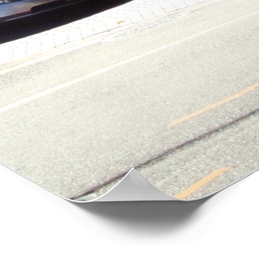 Lombard-Straße Poster (Ecke)