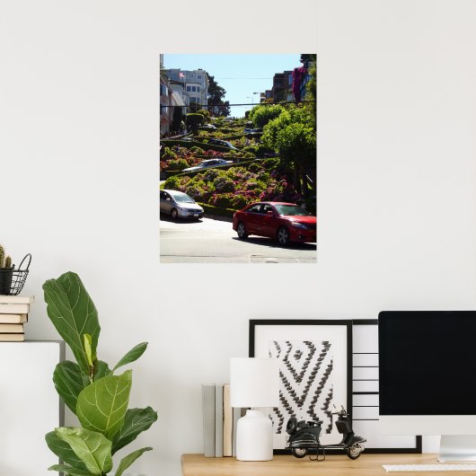 Lombard-Straße Poster (Heimbüro)