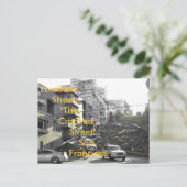 Lombard-Straße Postkarte (Stehend Vorderseite)