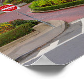 Lombard Street, Crookedest Street Poster (Ecke)