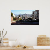 Lombard Street Panoramic Poster (Küche)