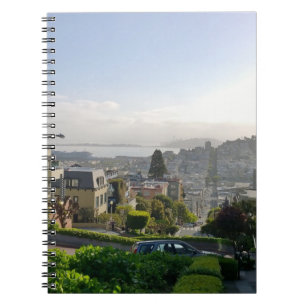 Lombard Street - San Francisco, Kalifornien Notizblock