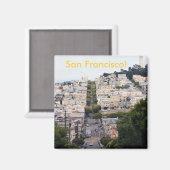 Lombard Street, San Francisco Magnet (Vorderseite/Rückseite)
