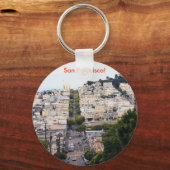 Lombard Street, San Francisco Schlüsselanhänger (Vorderseite)
