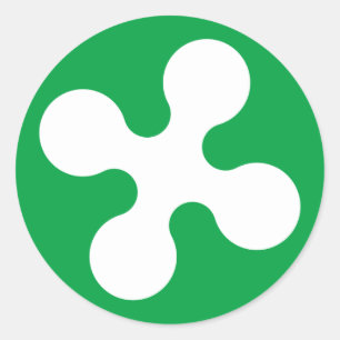 Lombardei, Italien Runder Aufkleber