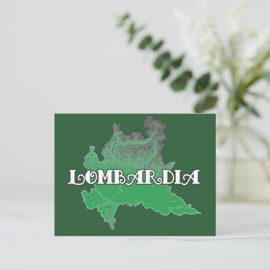 Lombardei Postkarte (Stehend Vorderseite)
