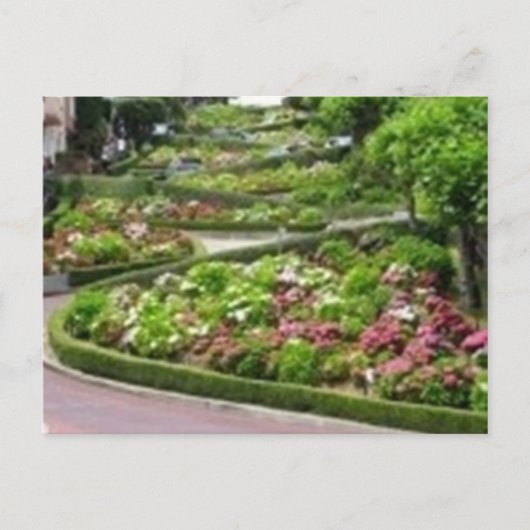 Lombardi-Straße in San Fransico Postkarte (Vorderseite)