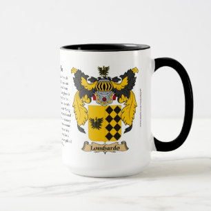 Lombardo Familien-Wappen Tasse