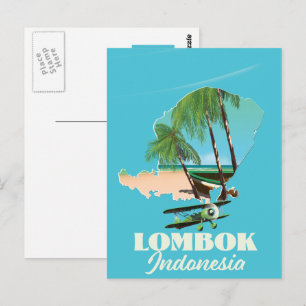 Lombok Indonesien Karte