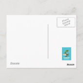 Lombok Indonesien-Karte Postkarte (Rückseite)