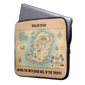 Lombok Tropical Soul Aesthetic Laptop Laptopschutzhülle (Vorderseite Links)