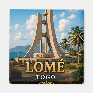 Lomé Atlantische Uferpromenade und Unabhängigkeits Magnet
