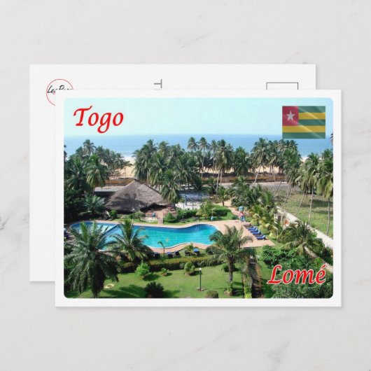 Lomé - Togo - Postkarte (Vorne/Hinten)