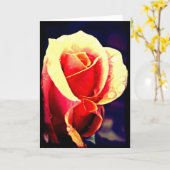 Lomo-Rose Karte (Gelbe Blume)