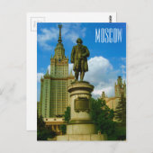 Lomonosov Moskauer Staat Postkarte (Vorne/Hinten)