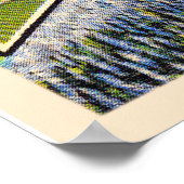 Lompoc California CA Vintager Großbuchstabe Postka Poster (Ecke)